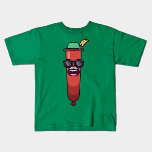 Cool Oktoberfest Sausage Kids T-Shirt